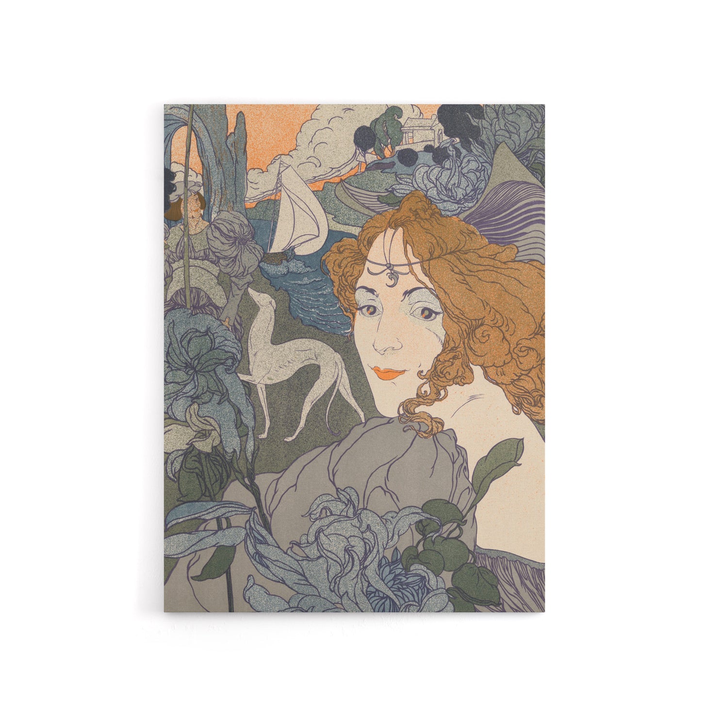 Homecoming Dream Painting Canvas Wall Art Print Georges de Feure