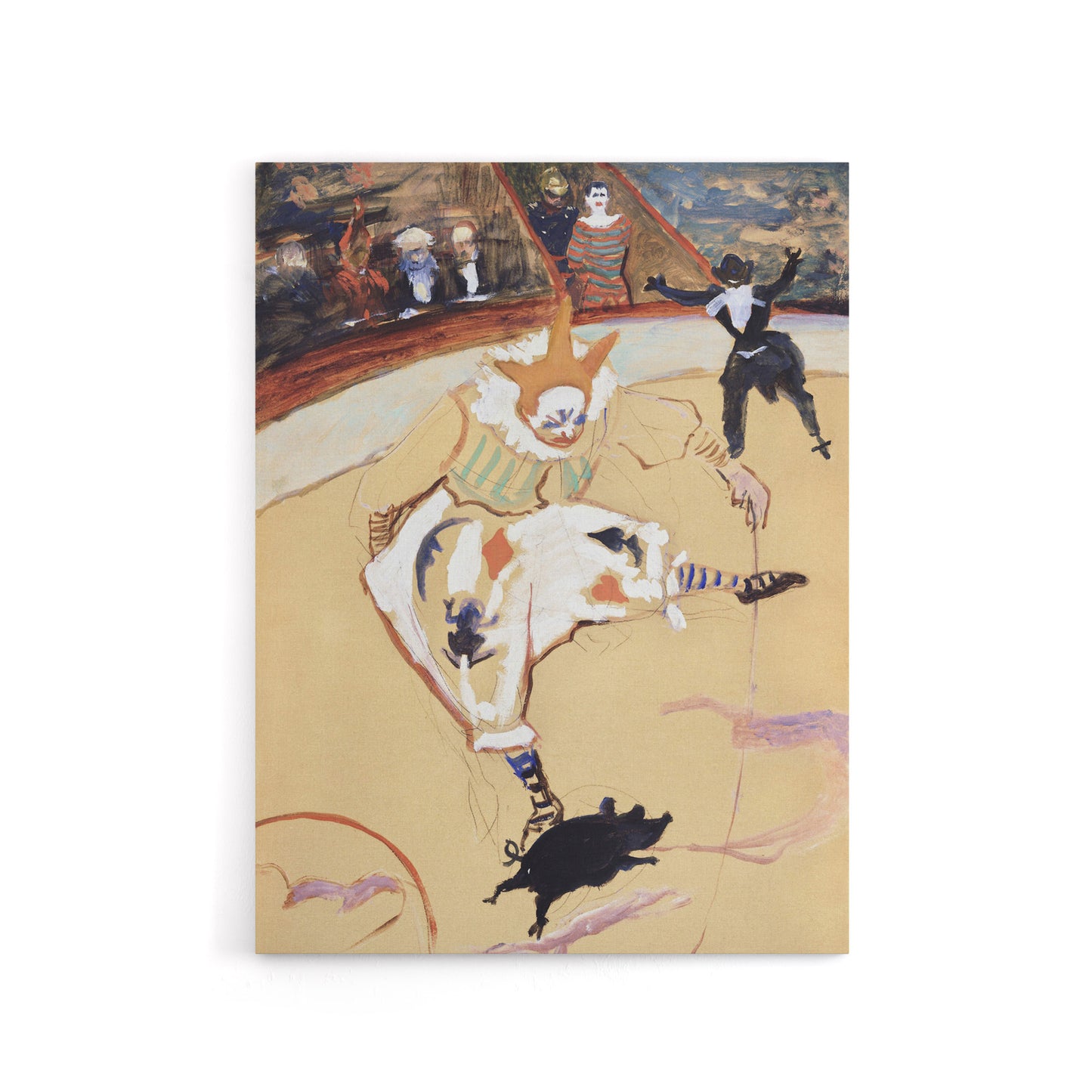 Medrano Circus With a Piglet Canvas Wall Art Print Lautrec