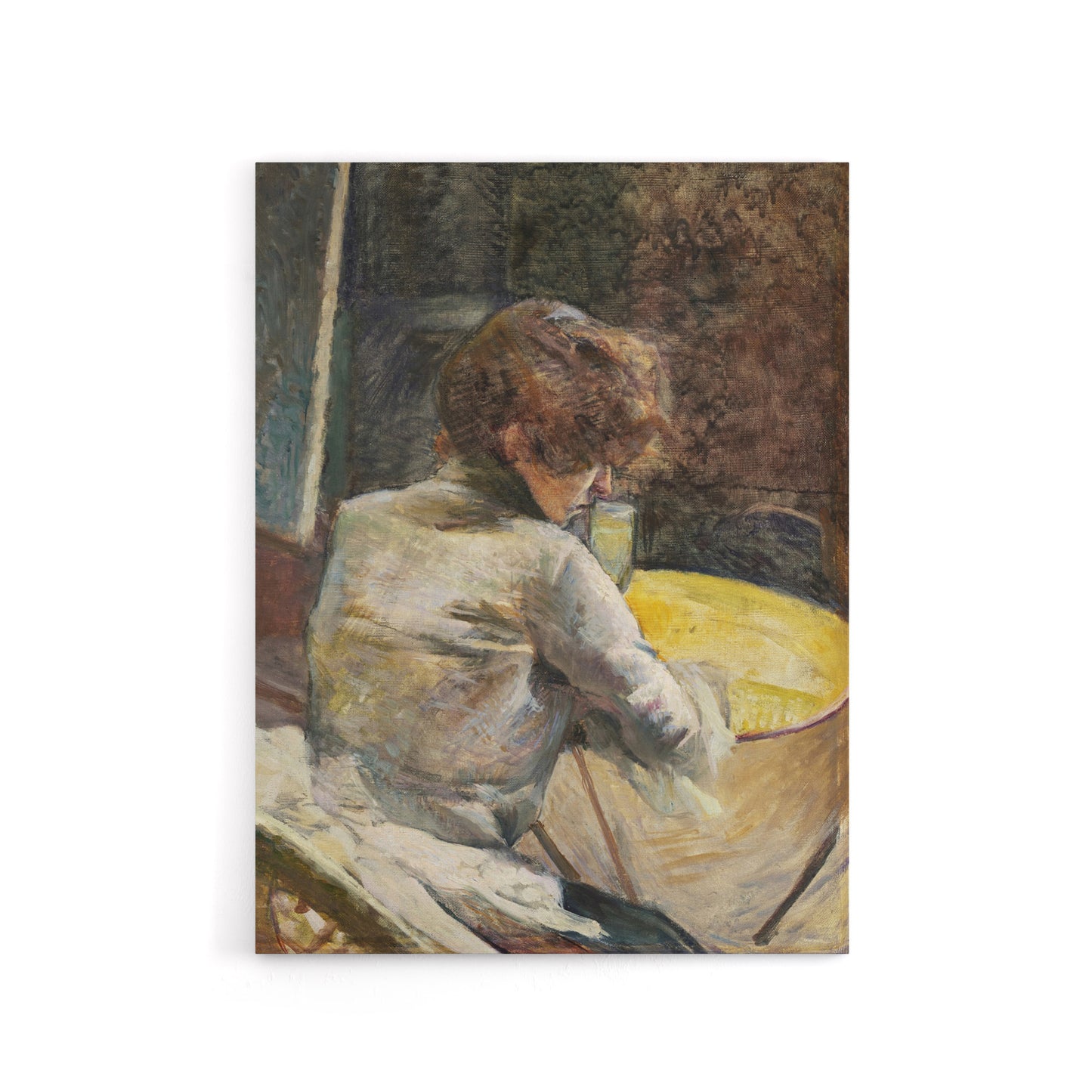 Waiting at the Studio Canvas Wall Art Print Toulouse Lautrec