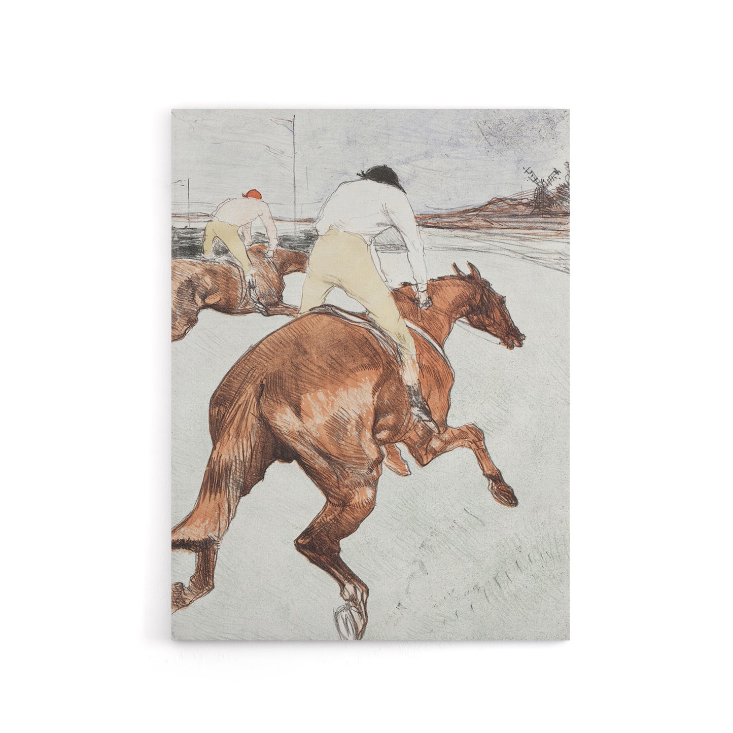 The Jockey Horse Racing Canvas Wall Art Print Toulouse Lautrec