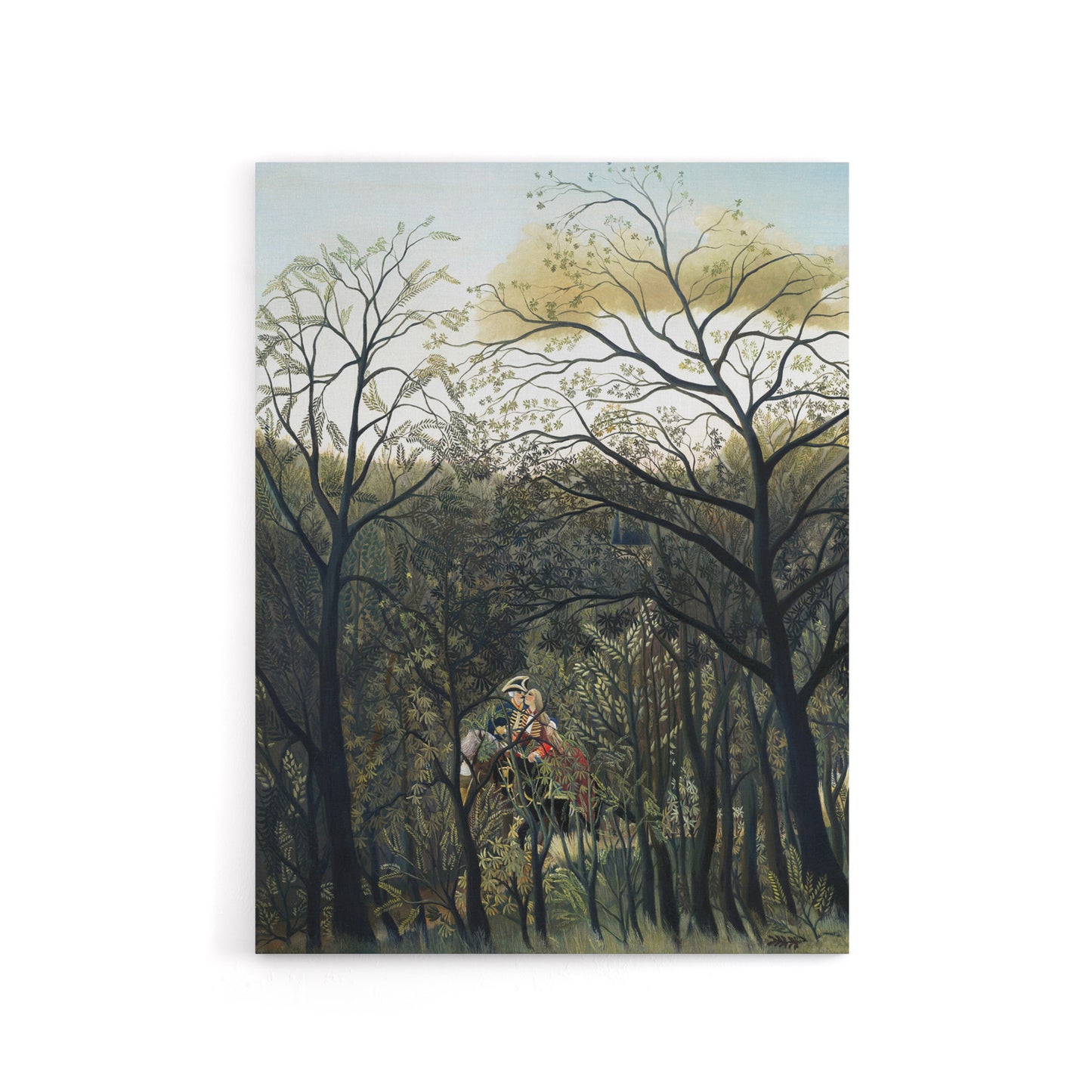 Rendezvous in the Forest Rousseau Vintage Canvas Wall Art