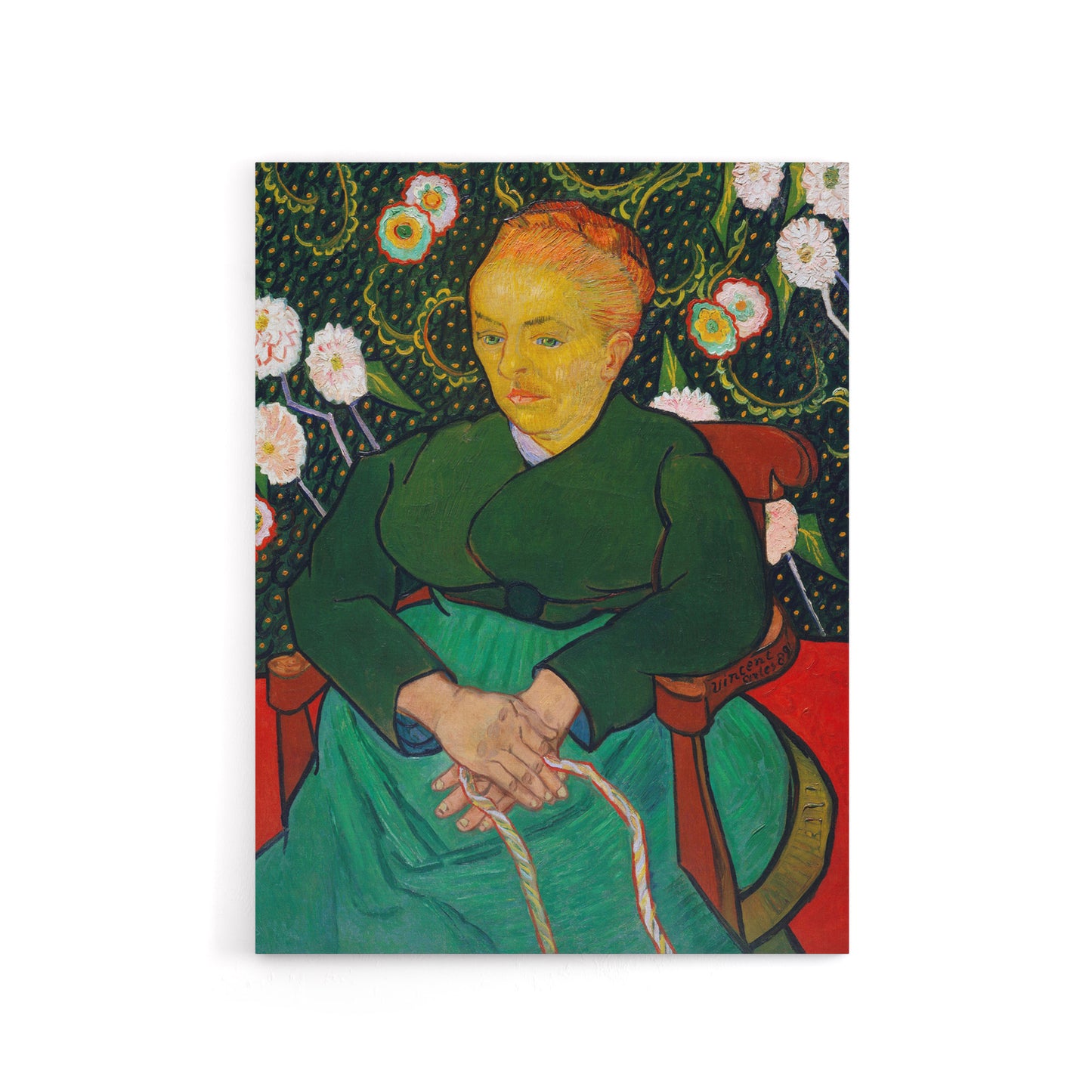 Augustine Roulin Rocking a Cradle Van Gogh Canvas Wall Art