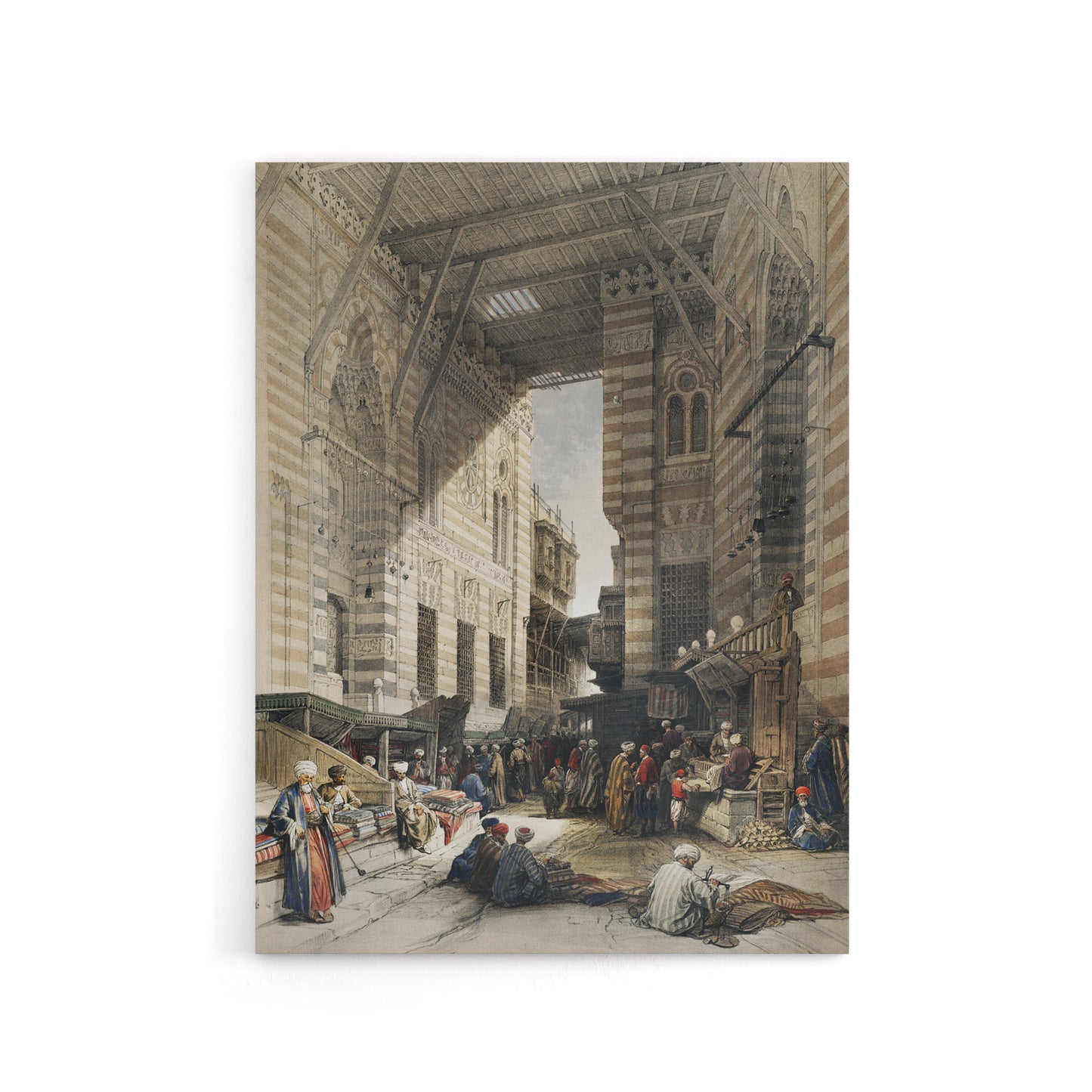 Silk Mercer Bazaar El Ghatasheh Roberts Canvas Wall Art