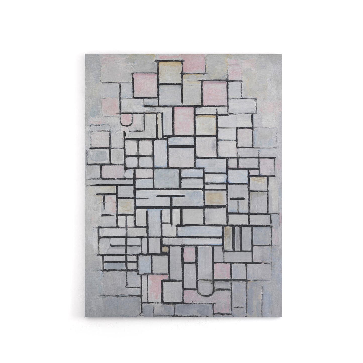Composition No IV Abstract Mondrian Vintage Canvas Wall Art