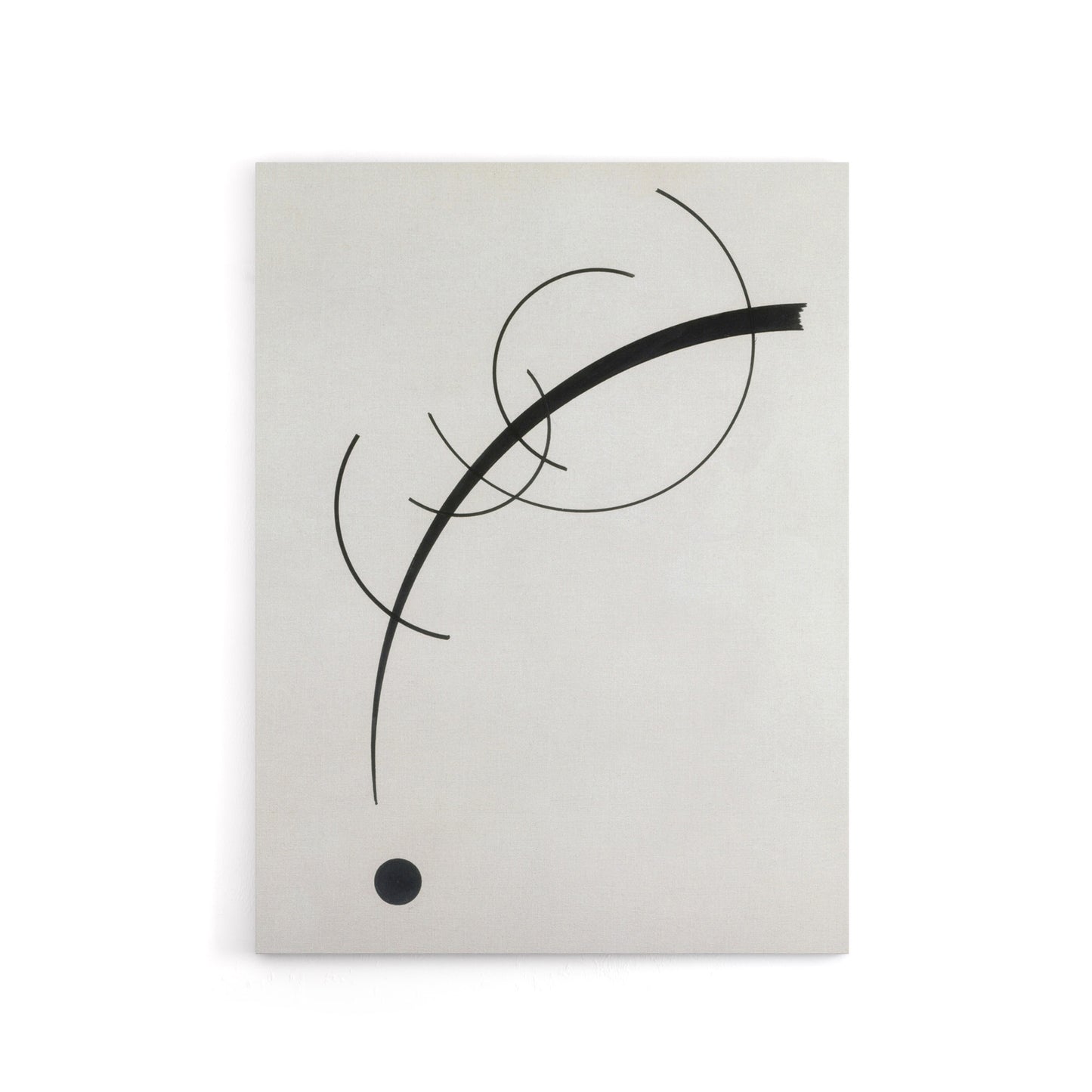 Free Curve to the Point Wassily Kandinsky Canvas Wall Art Print