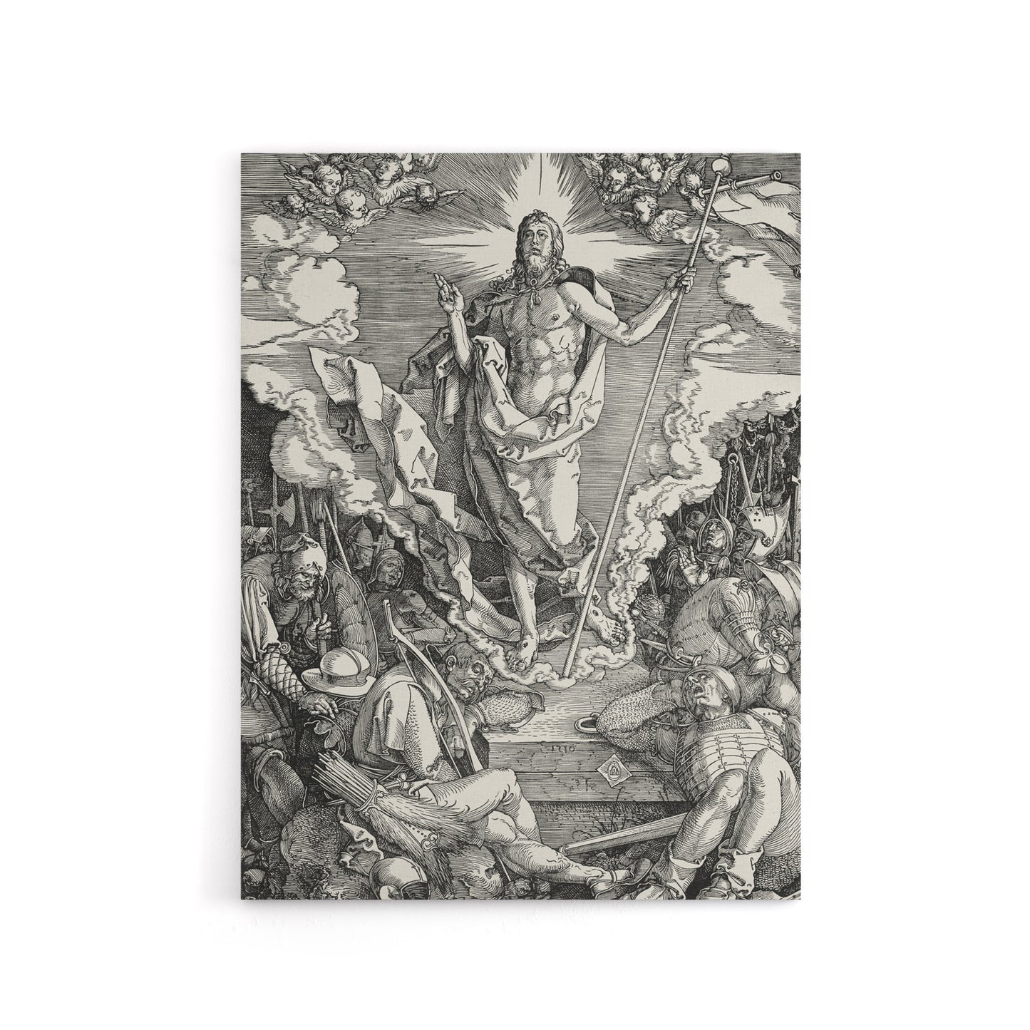 Great Passion The Resurrection Durer Canvas Wall Art Print