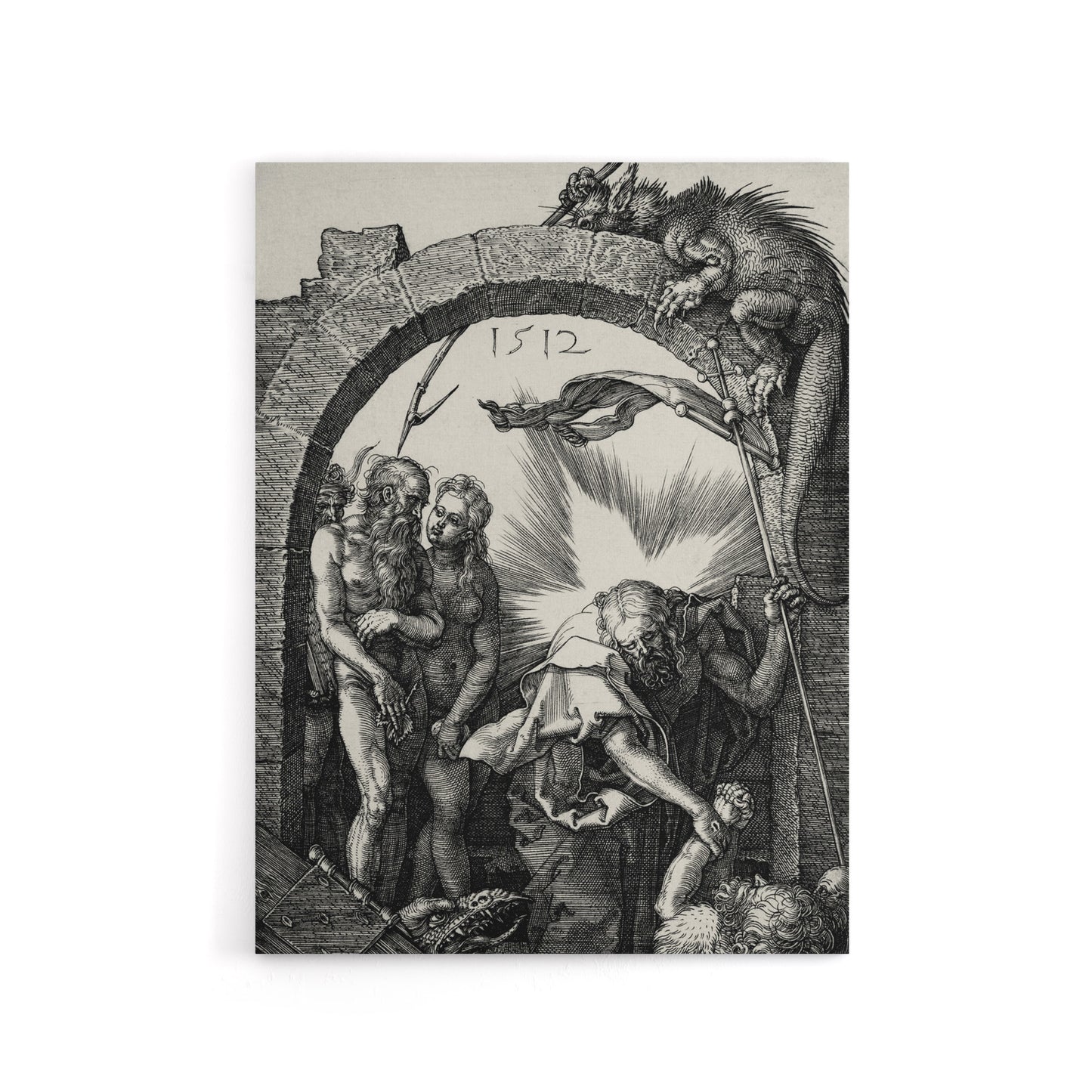 Harrowing of Hell Christ in Limbo Durer Canvas Wall Art Print