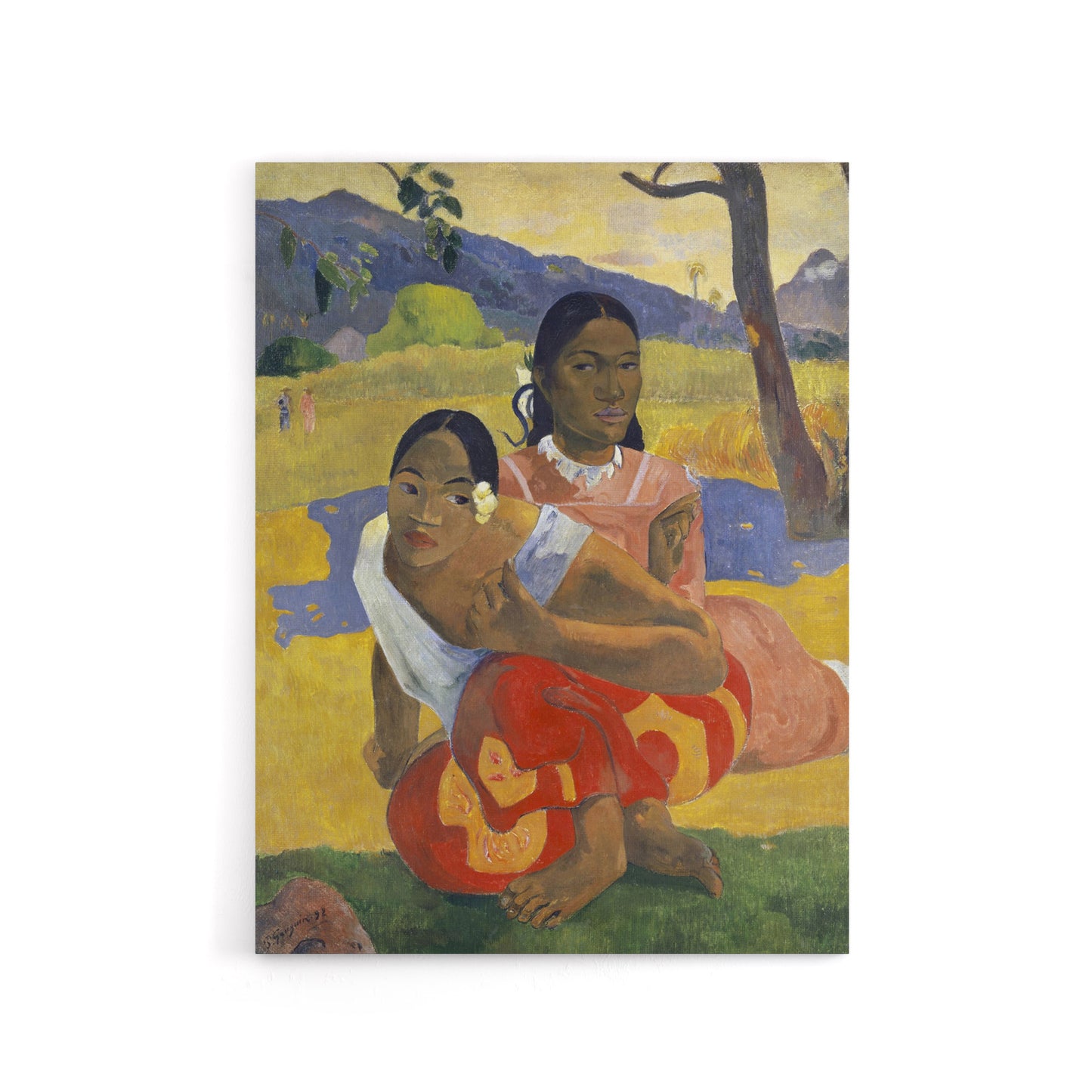 When Will You Marry Tahiti Women Paul Gauguin Canvas Wall Art Print