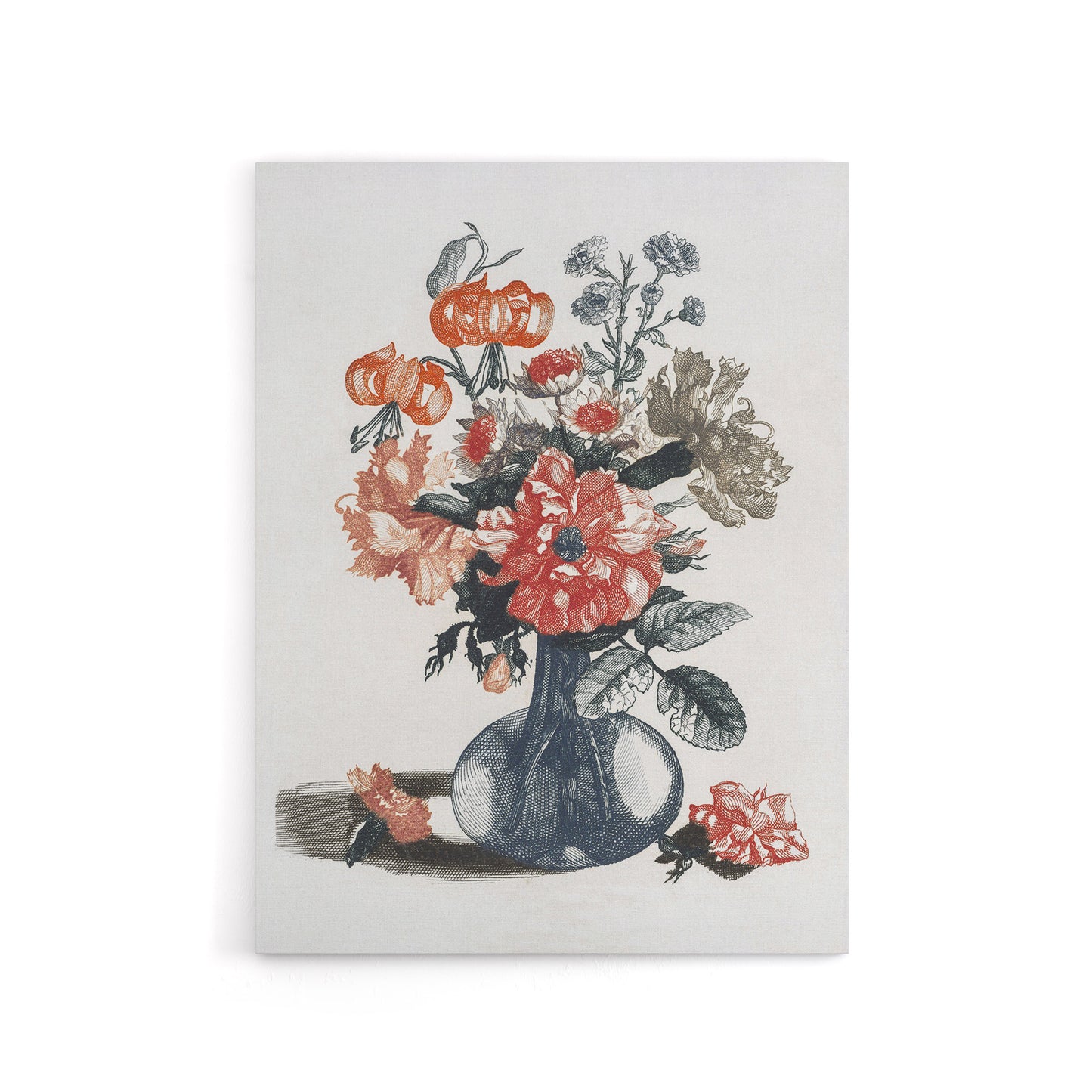 Flower Bouquet in a Vase Still Life Teyler Canvas Wall Art