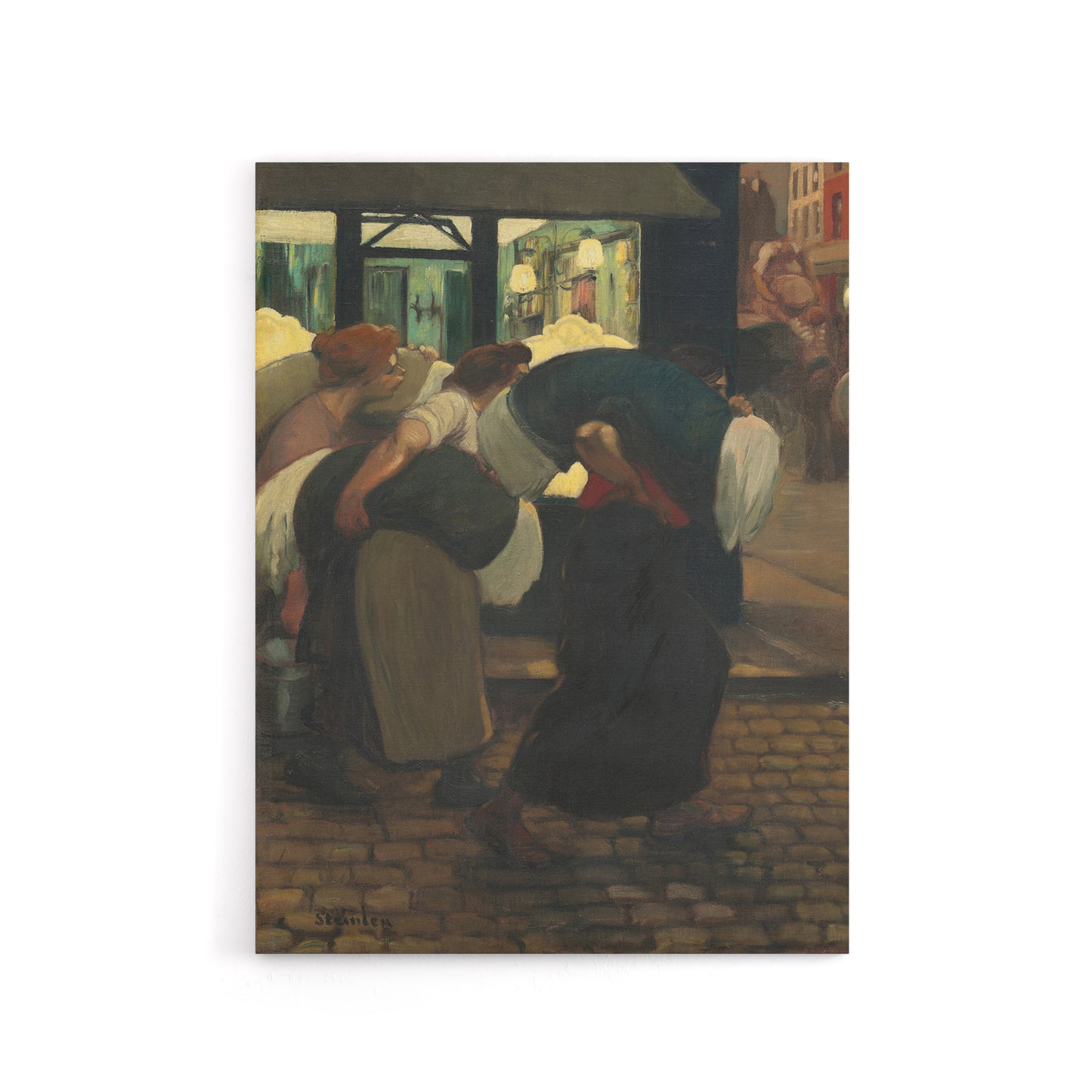 The Laundresses Oil Painting Steinlen Canvas Wall Art Print