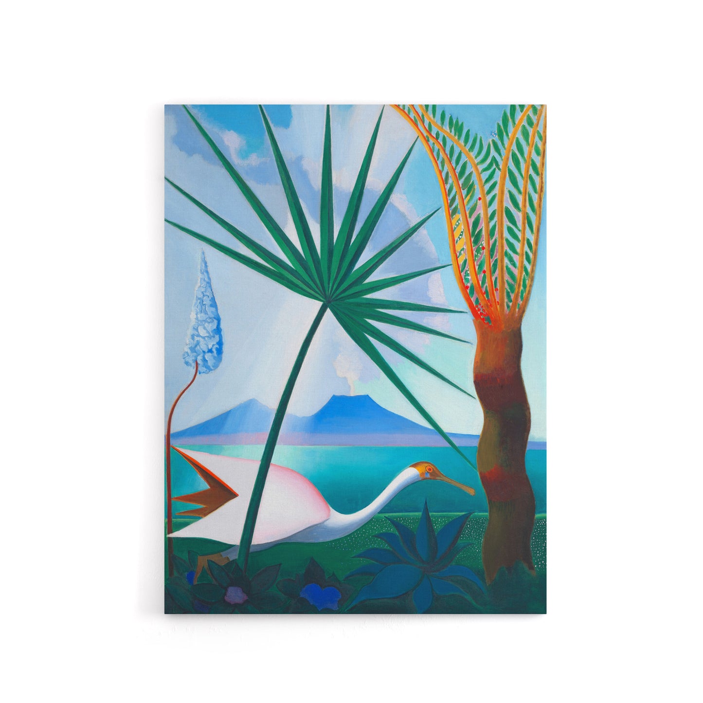 Joseph Stella Neapolitan Song Bay of Naples Canvas Wall Art Print