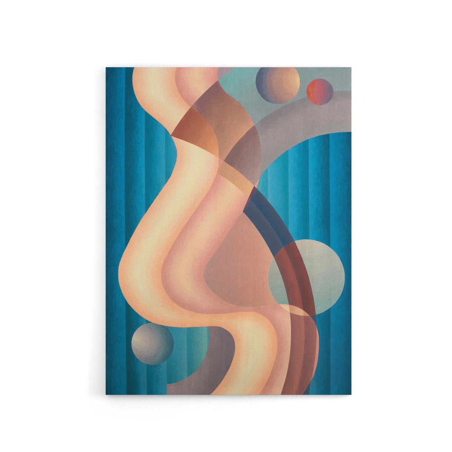 Stuart Walker Composition No 6 Abstract Painting Canvas Wall Art Print
