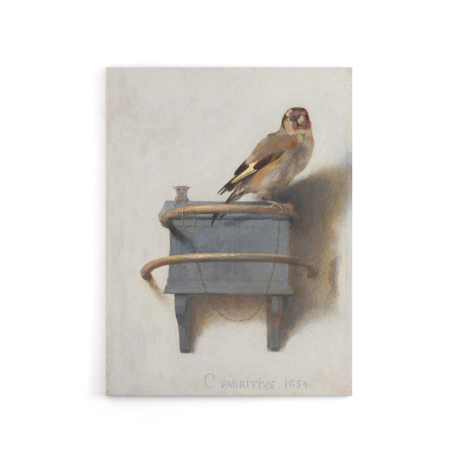 Carel Fabritius The Goldfinch Bird Canvas Wall Art Print