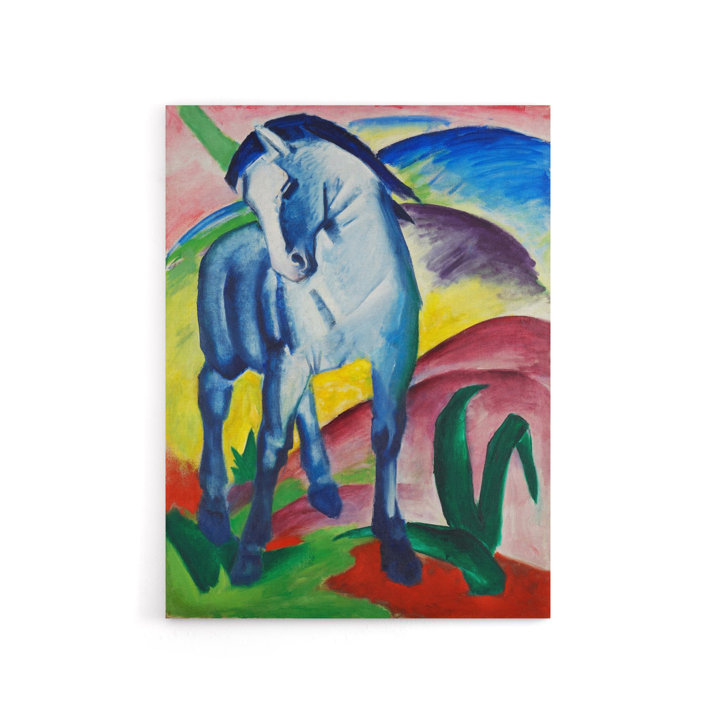 Marc Franz Blue Horse I Canvas Abstract Wall Art