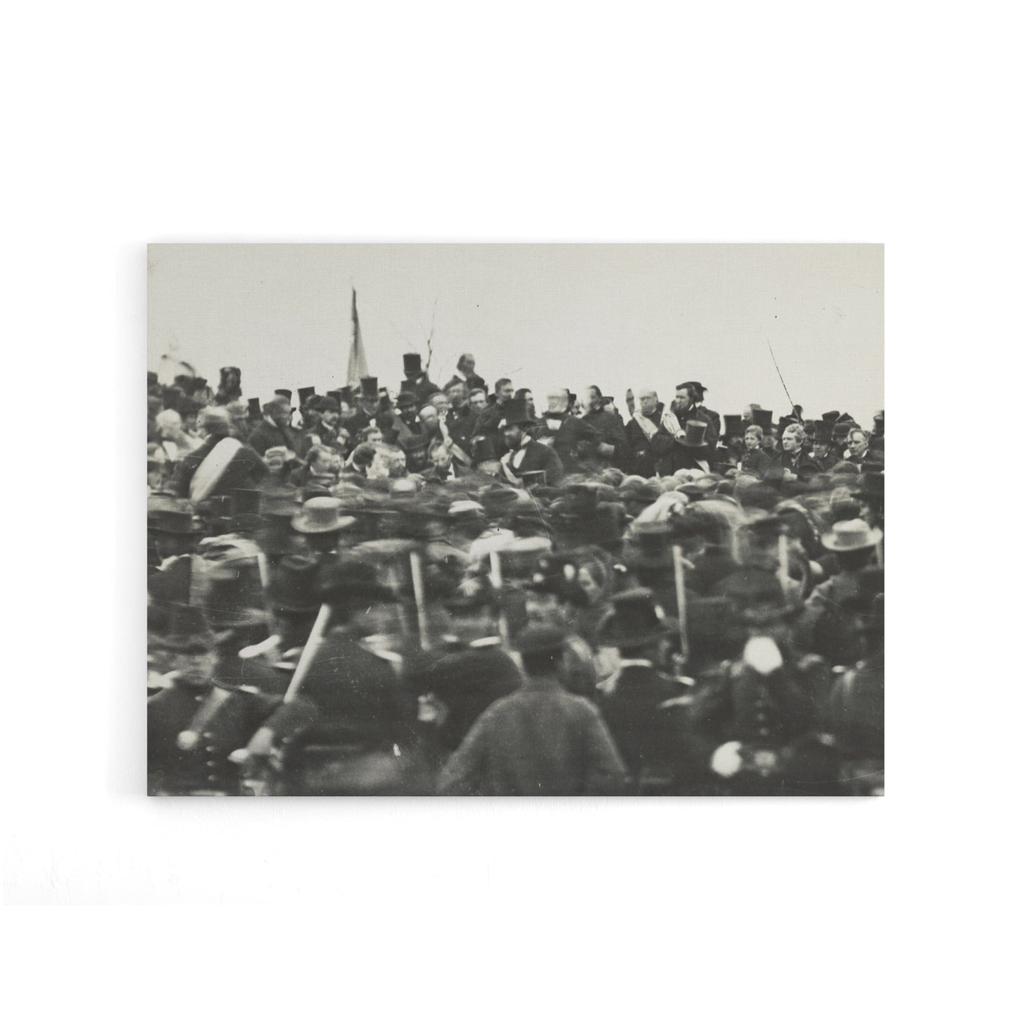 President Abraham Lincoln Gettysburg Address Canvas Wall Art Print