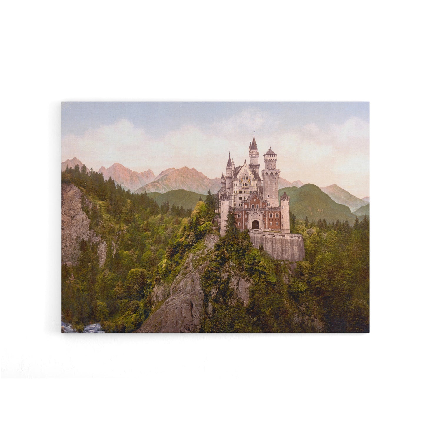 Neuschwanstein Castle Bavaria Canvas Wall Art Print