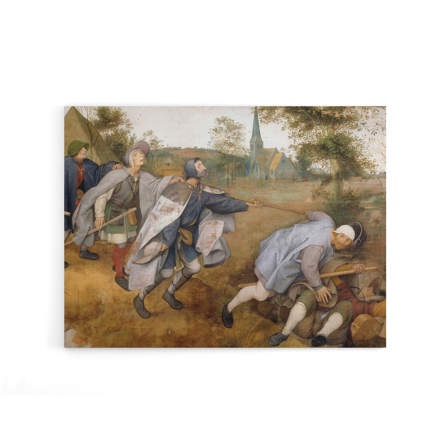 Pieter Bruegel Blind Leading The Canvas Wall Art Print