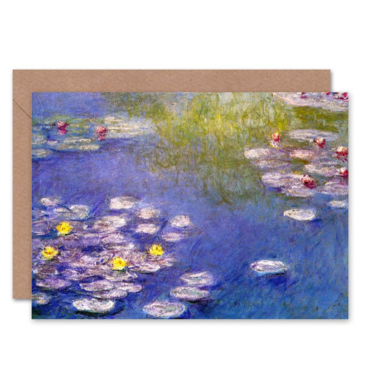 Claude Monet Nympheas At Giverny Old Master Painting Greeting Card