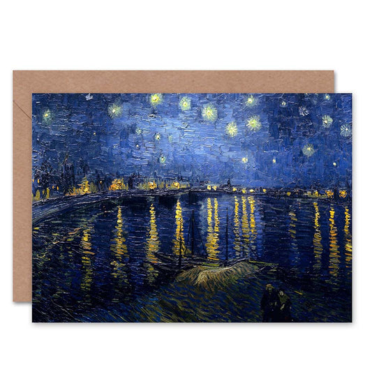 Vincent Van Gogh Starry Night 1888 Old Master Painting Greeting Card