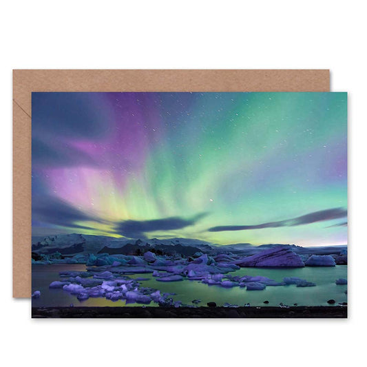 Aurora Borealis Northern Lights Greeting Card