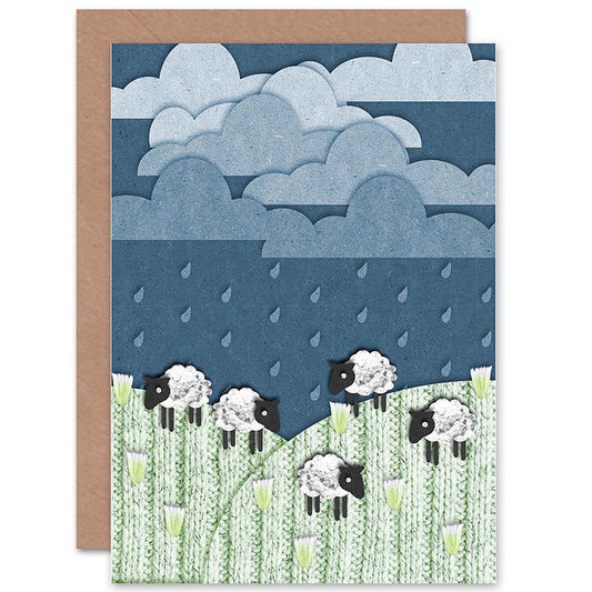 Highland Hill Craft Sheep Scotland Birthday Card