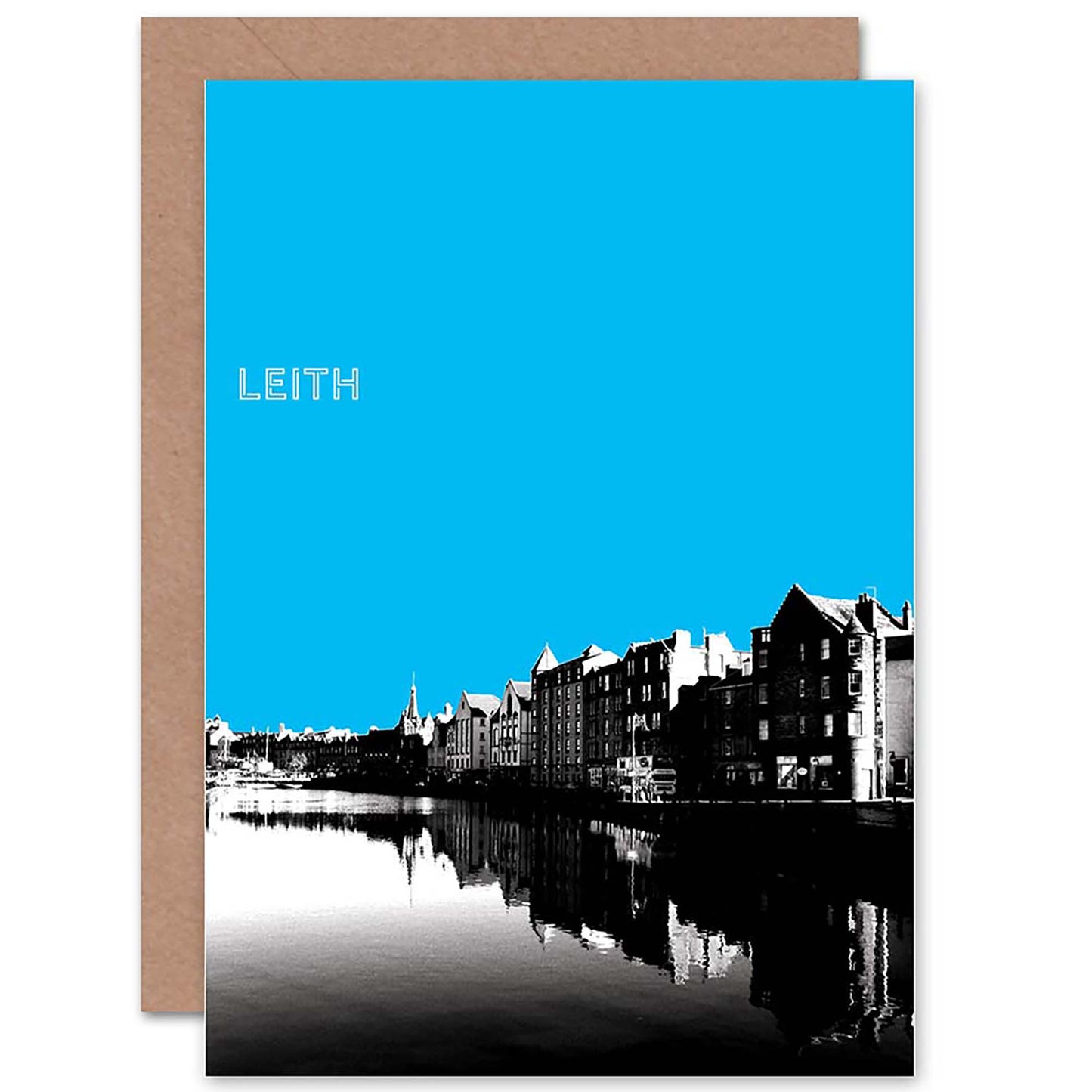 Leith Shore Edinburgh Scottish Card