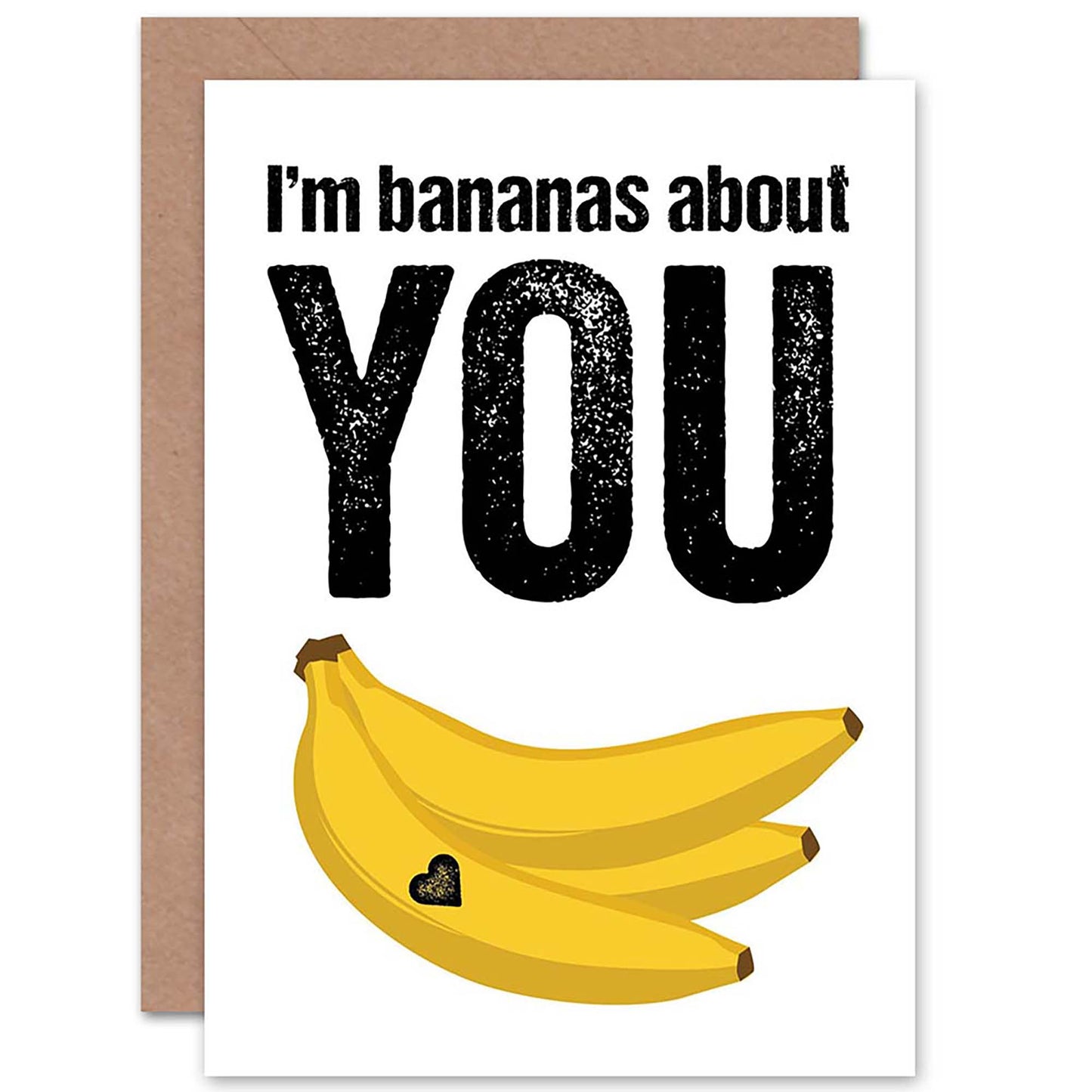 Bananas About You Love Romantic Card
