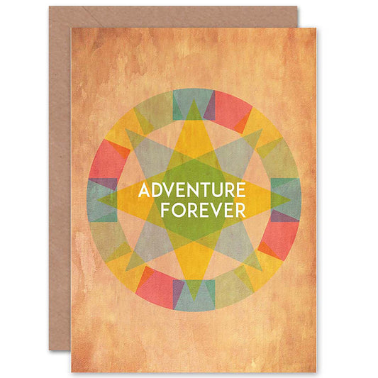Adventure Forever Travelling Leaving Multi Good Bye Card