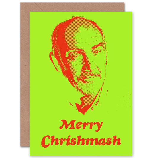 Sean Connery Accent Funny Christmas Card