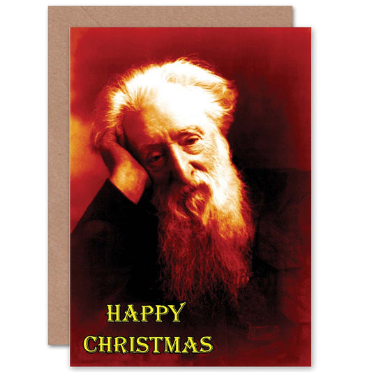 Sad Old Man Funny Alternative Christmas Card