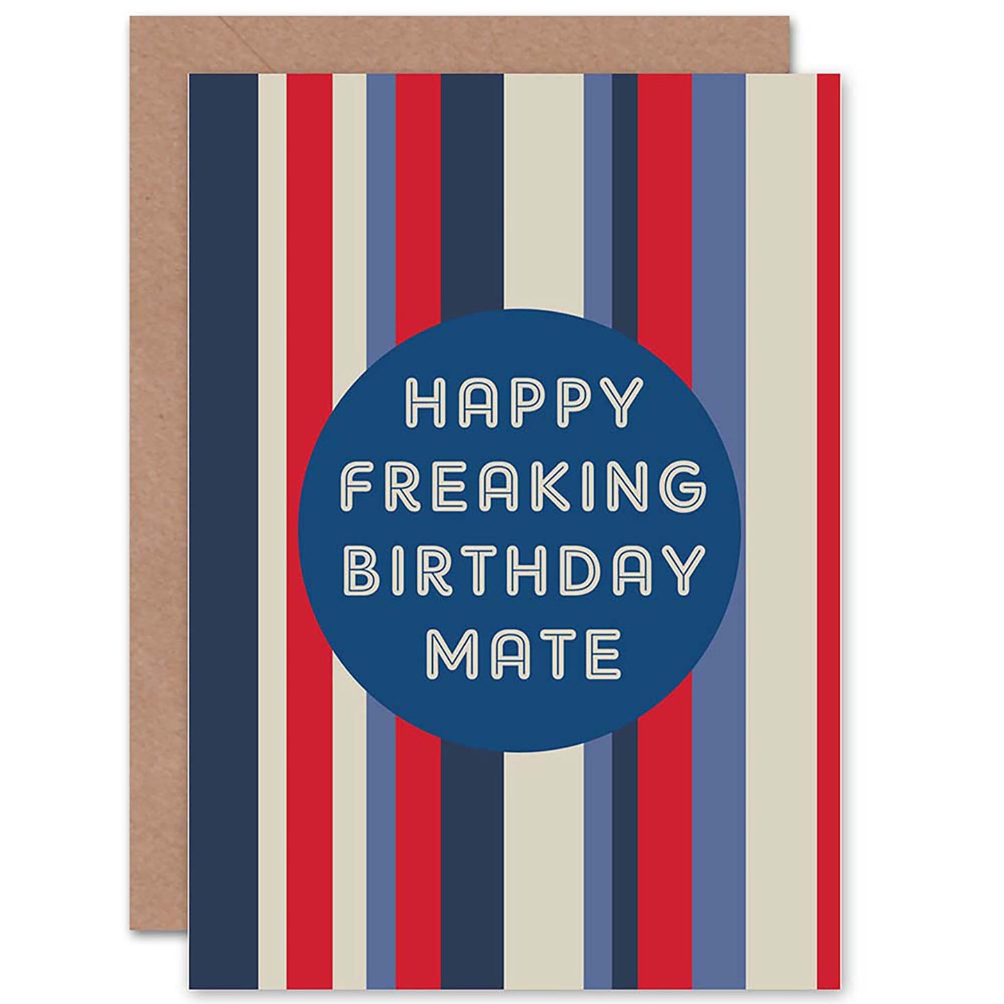 Blue Freaking Birthday Birthday Card