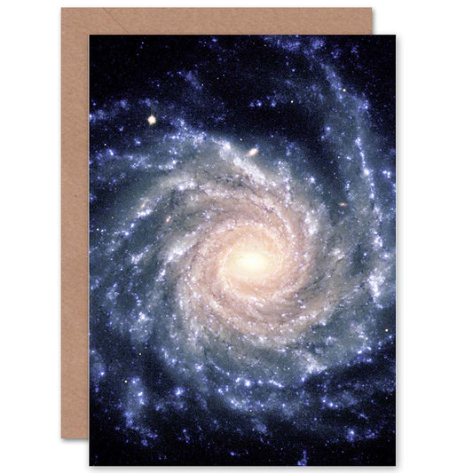Space Spiral Galaxy Universe Greeting Card