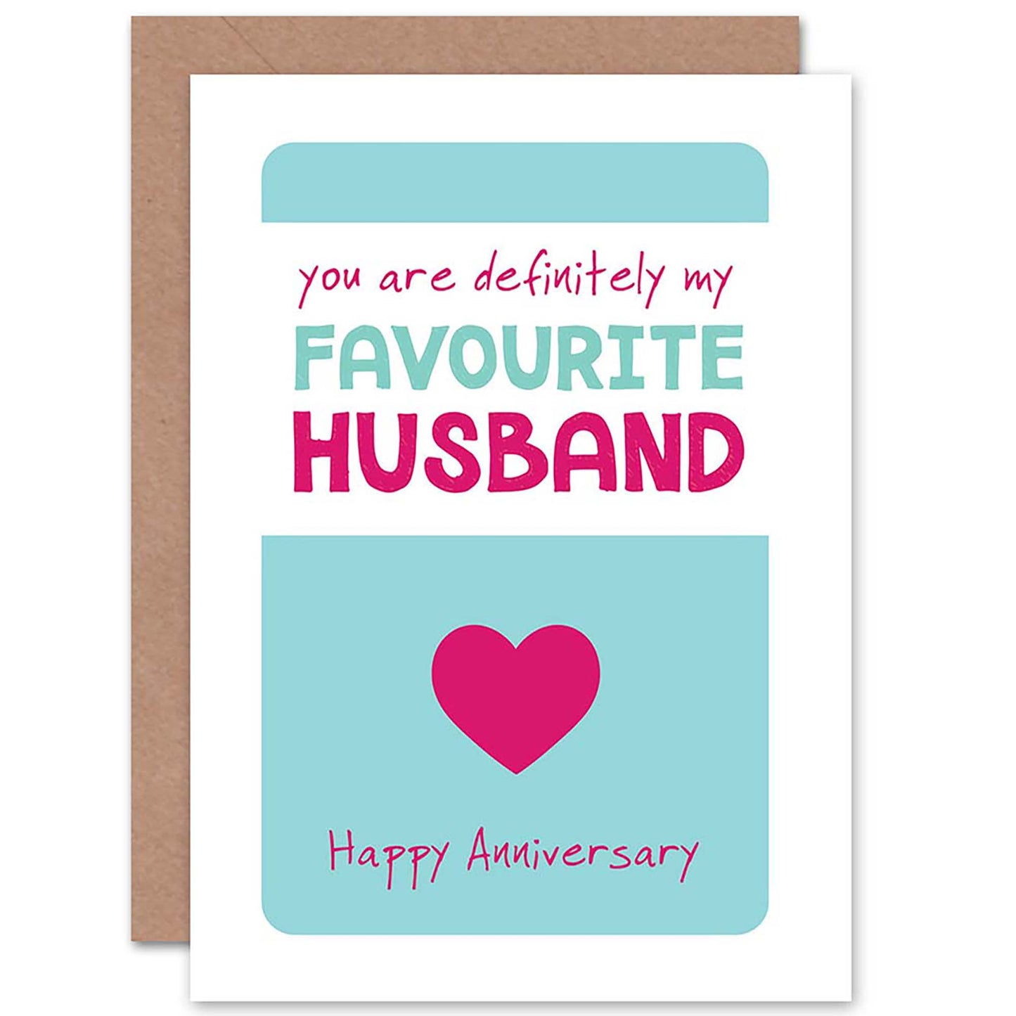Favourite Partner Anniversary Love Romantic Card