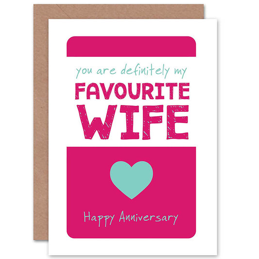 Favourite Partner Romantic Card