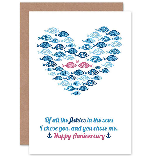 All Fishies Sea Partner Romantic Card