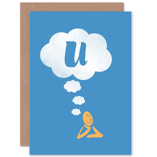 Thought Dream Bubble Cartoon Sympathy Card