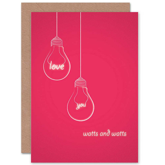 Love You Watts Partner Romantic Card