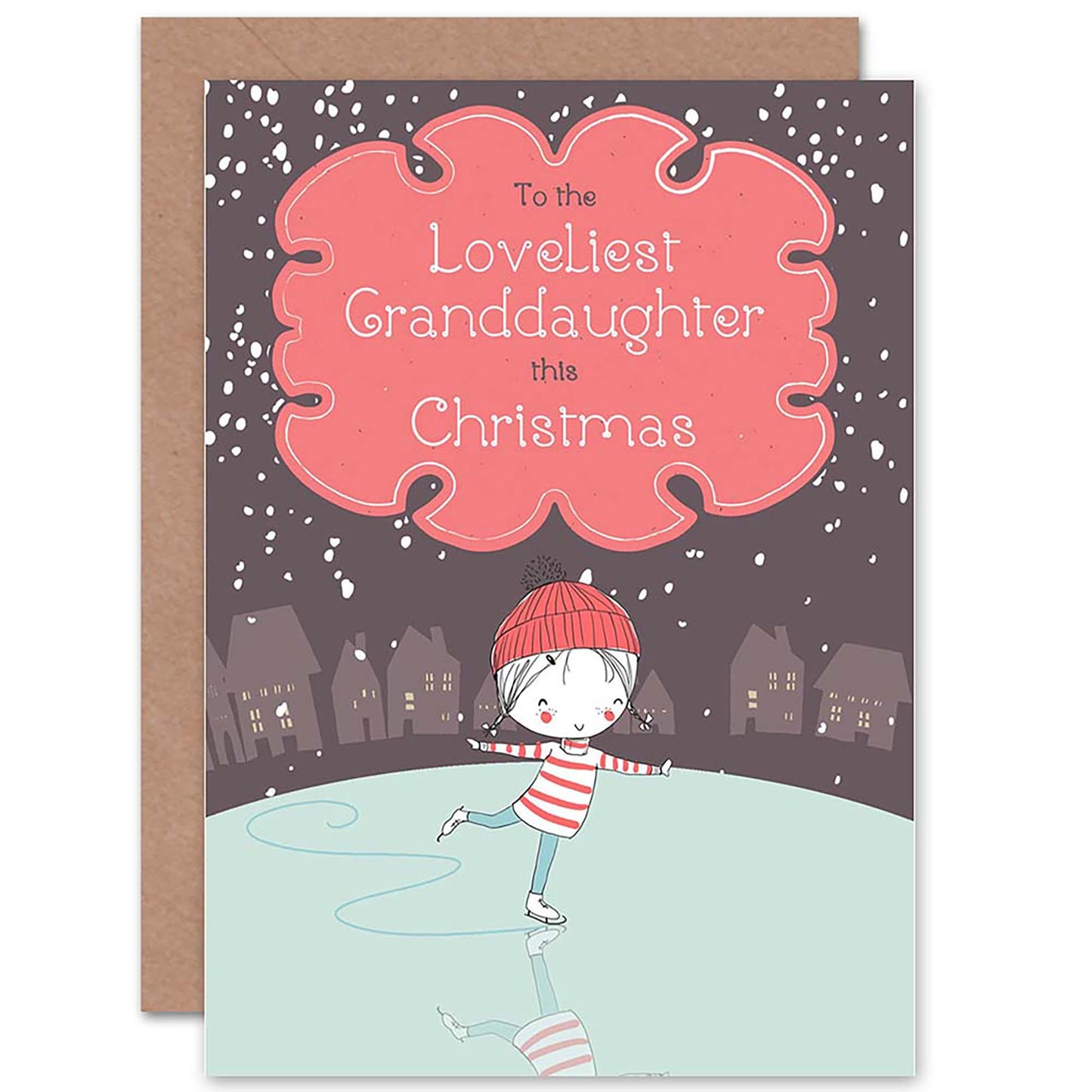 To The Loveliest Granddaughter Christmas Card