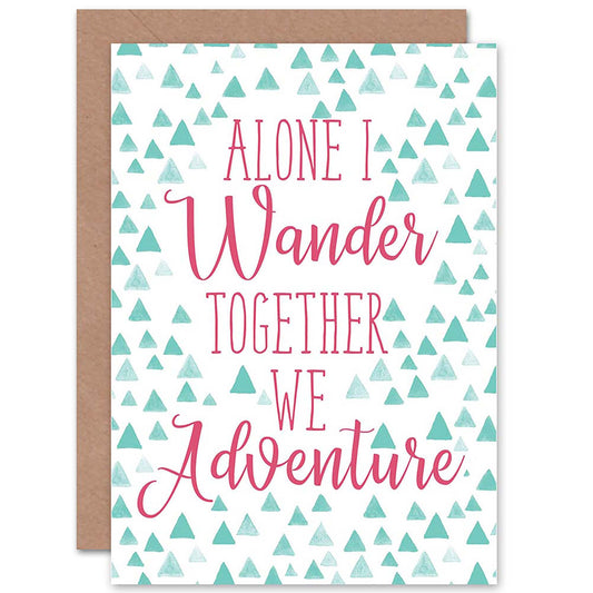 Together We Adventure Partner Romantic Card