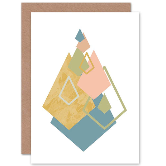 Diamond Mountains Greetings Card