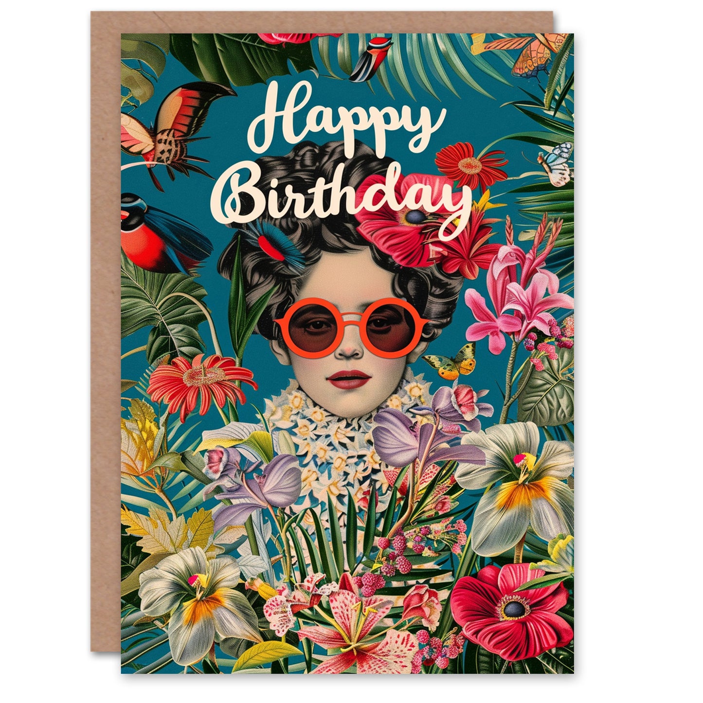 Tropical Flower Nature Plant Lover Her Birthday Card
