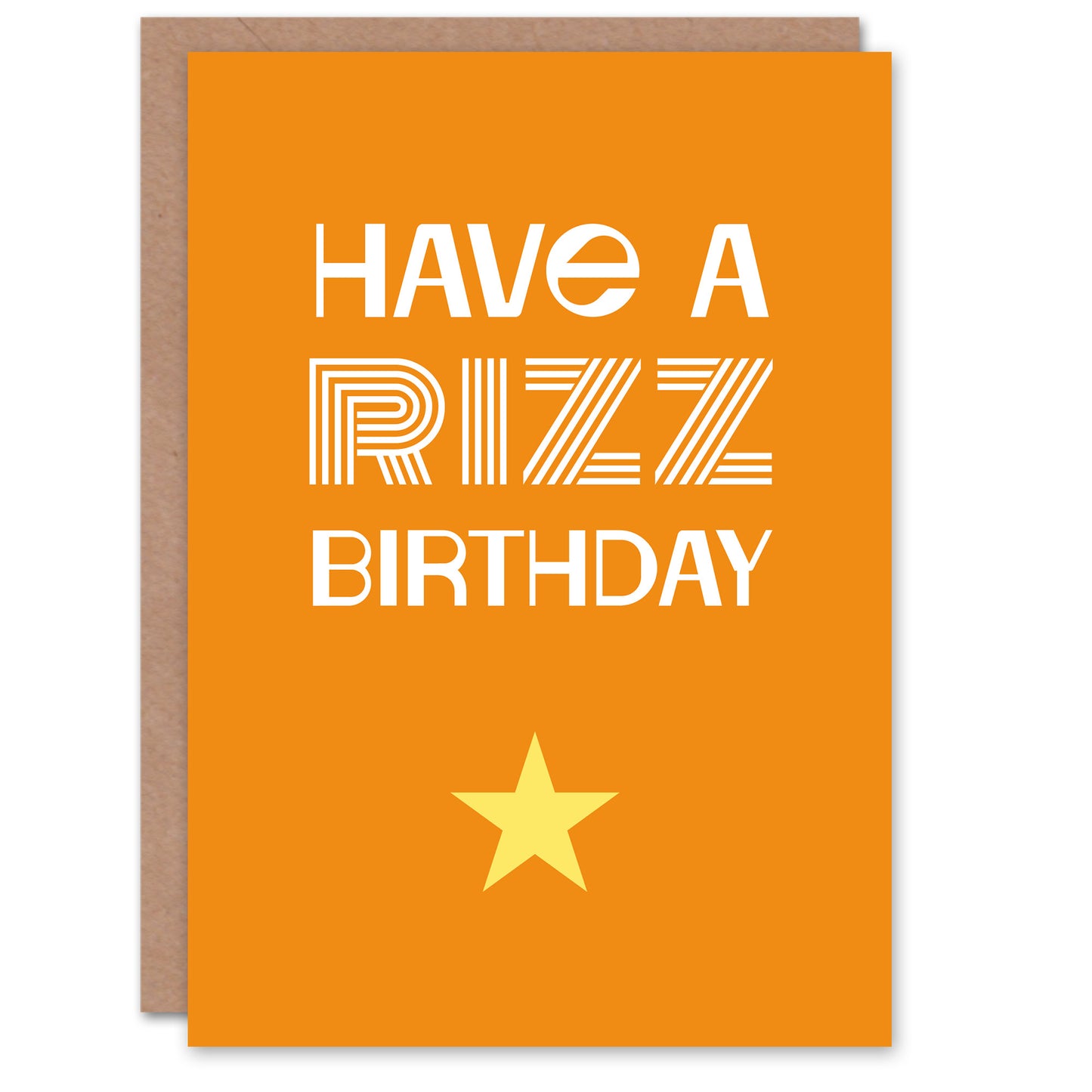 Birthday Card Have A Rizz Birthday Playful Youth Culture Slang