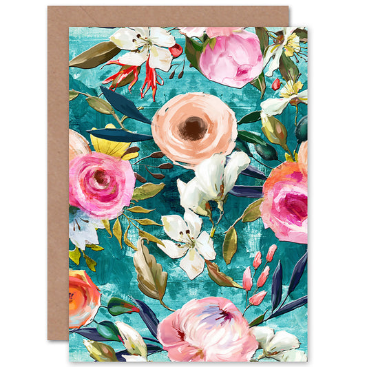 Spring Garden Flowers Floral Mother's day Card