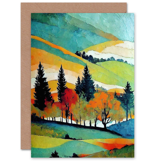 Wild Scottish Landscape For Him Or Her Art Greeting Card