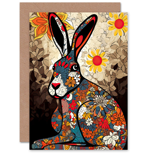 Flowers Your Hair Flower Power Mother's day Card