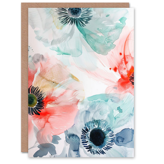 Spring Wildflower Nature Birthday Card