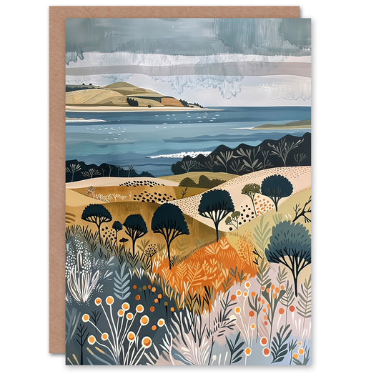 Black Isle Cromarty Scottish Highlands Painting Greeting Card