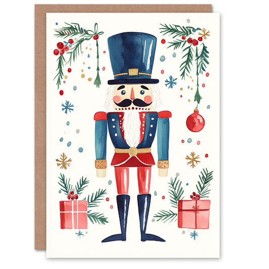 Nutcracker Fun Festive Xmas Christmas Card
