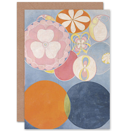 Hilma Af Klint Group Iv No 2 Ten Largest Youth Greetings Card