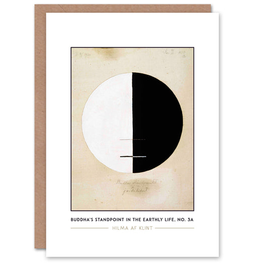 Hilma Af Klint Buddha’s Standpoint In The Earthly Life 3a Abstract Greetings Card